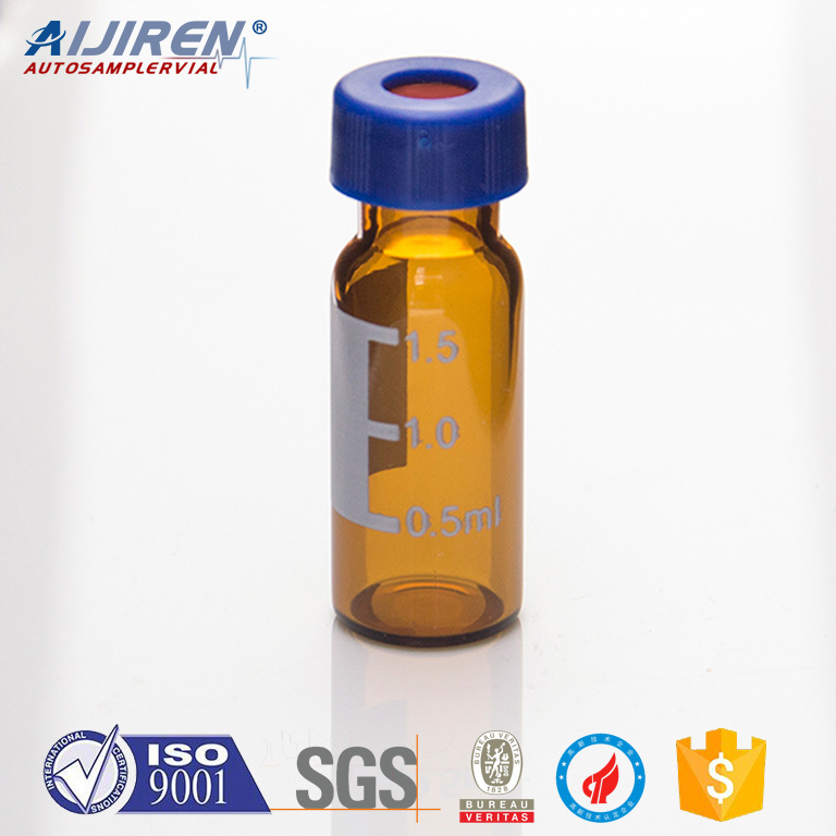 Iso9001 2ml hplc 9-425 glass vial with patch for HPLC